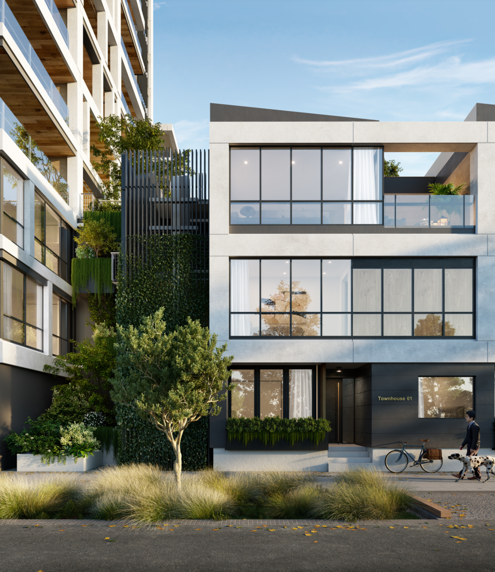 Townhouses at 30 Madden - Wynyard Central, Auckland